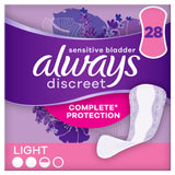 Always Discreet Light Incontinence Liners  x28 GOODS Sainsburys   