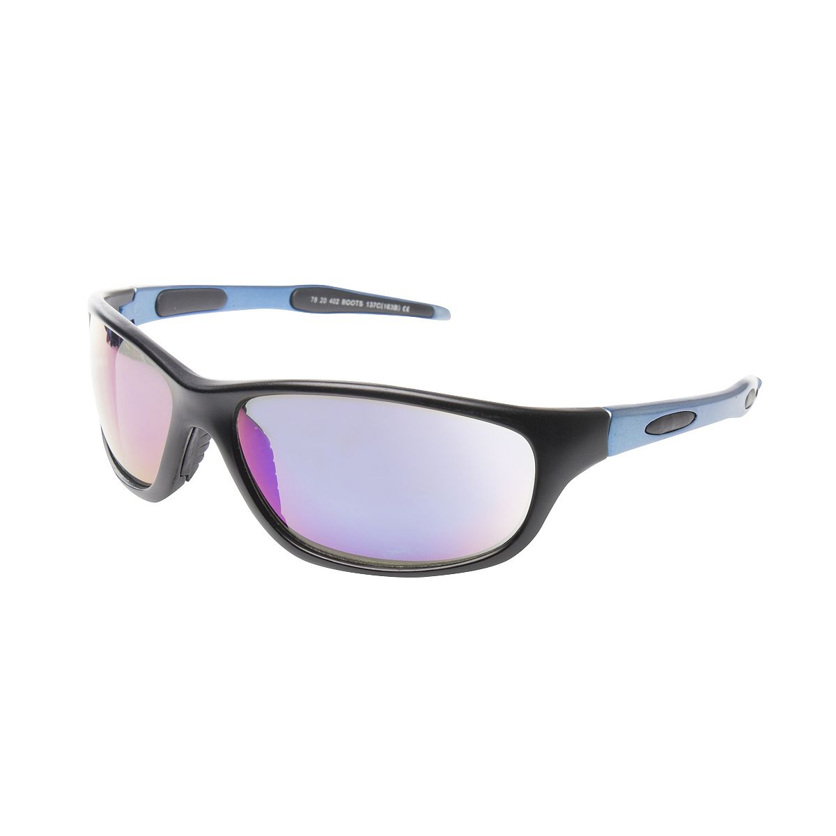 Boots Active Sunglasses - Matt Black and Blue Frame GOODS Boots   