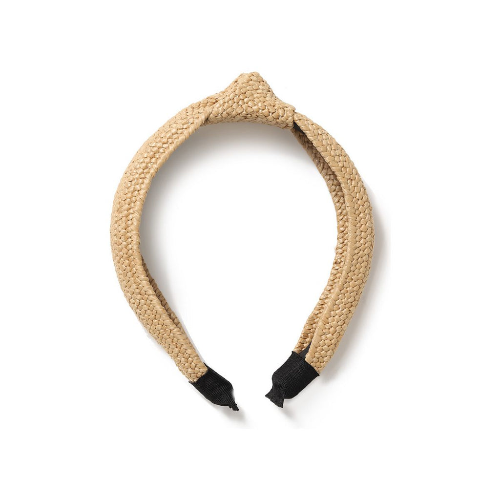 Ribbon & Asher Raffia Fabric Knot Aliceband