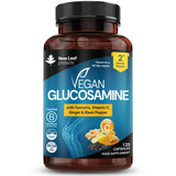 New Leaf vegan glucosamine capsules 120 count (British brand)