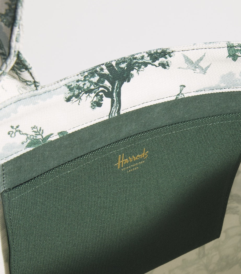 Harrods medium toile tote bag, British product