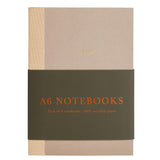 Habitat Muted Glam A6 Notebooks 3pk GOODS Sainsburys   