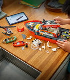 Lego City rescue boat and helicopter set, UK version