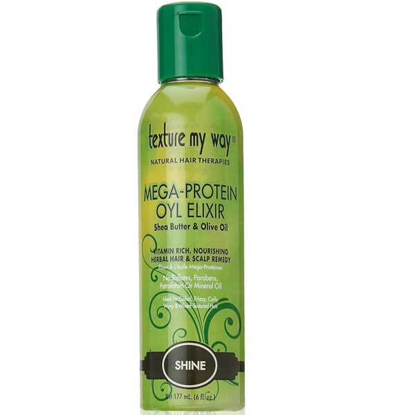 Africa's Best Mega Protein Oyl Elixir hair remedy, imported from the UK