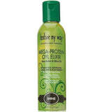 Africa's Best Mega Protein Oyl Elixir hair remedy, imported from the UK