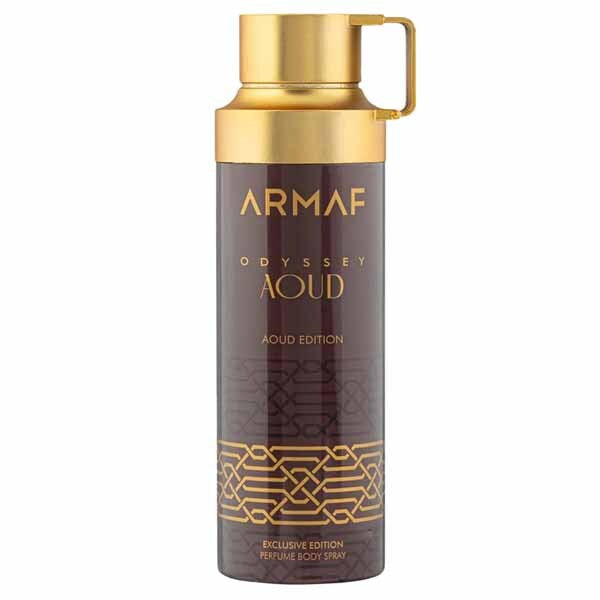 ARMAF Odyssey Aoud perfumed body spray 200ml (British brand)