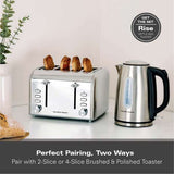 Hamilton Beach Rise kettle 1.7L brushed stainless steel, UK version