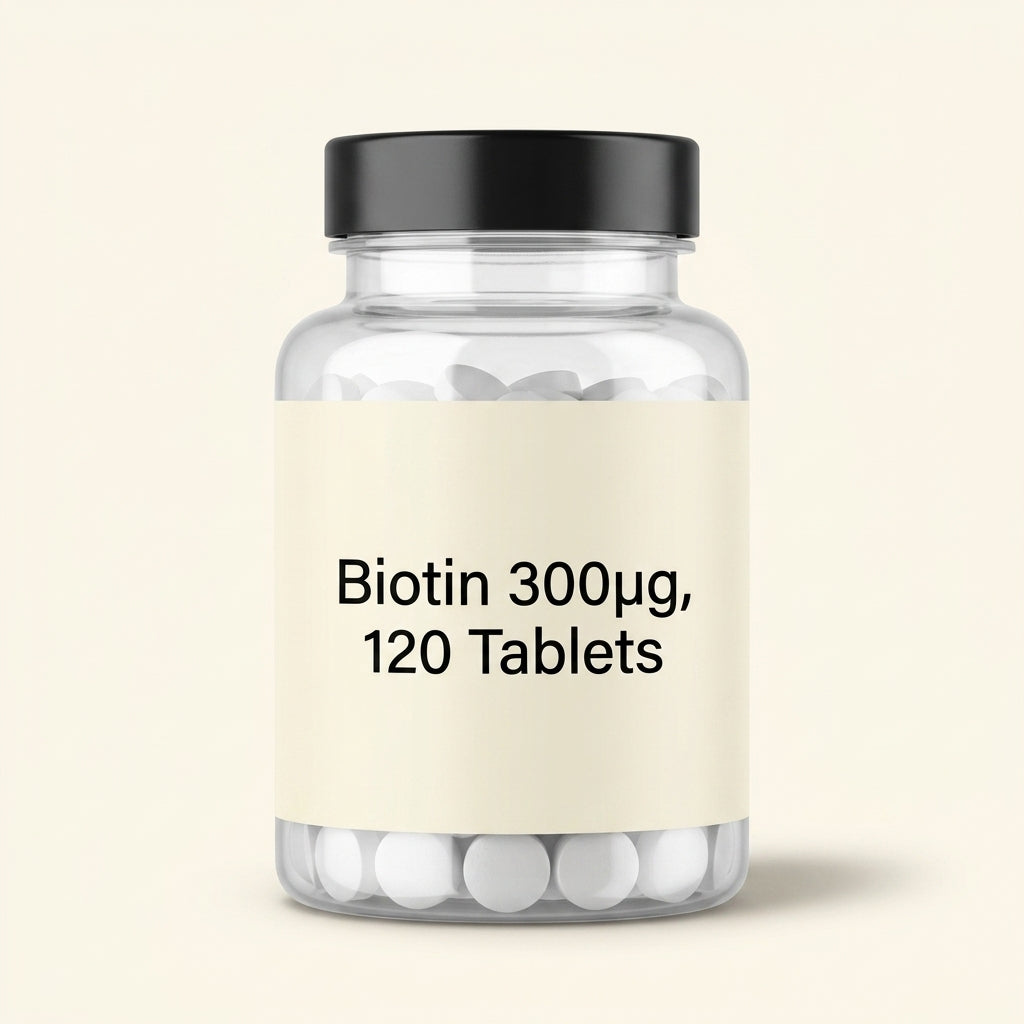 Holland & Barrett Biotin 300mcg Tablets 120 Count, UK version