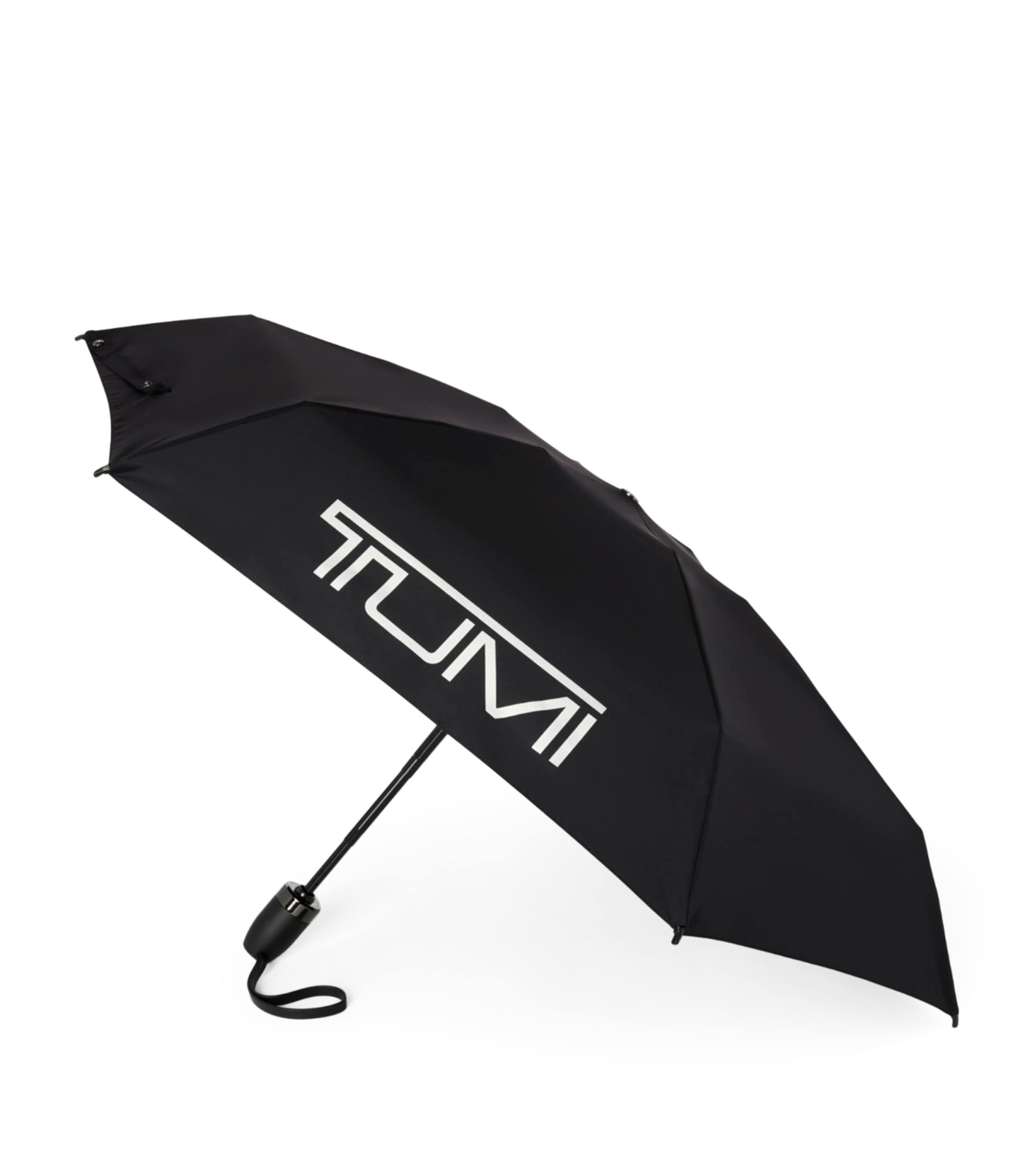 Tumi compact folding umbrella with water-resistant nylon panels (British brand)