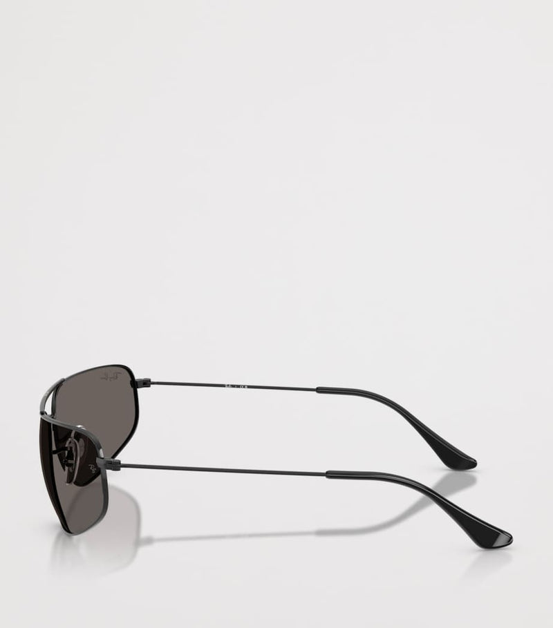 Ray-Ban rectangular metal sunglasses - British product