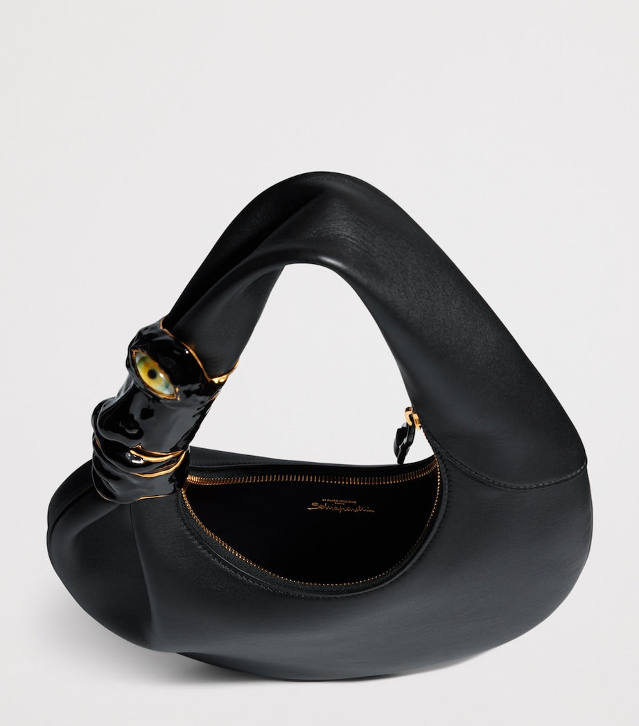 Schiaparelli small calfskin Soufflé shoulder bag (British brand)