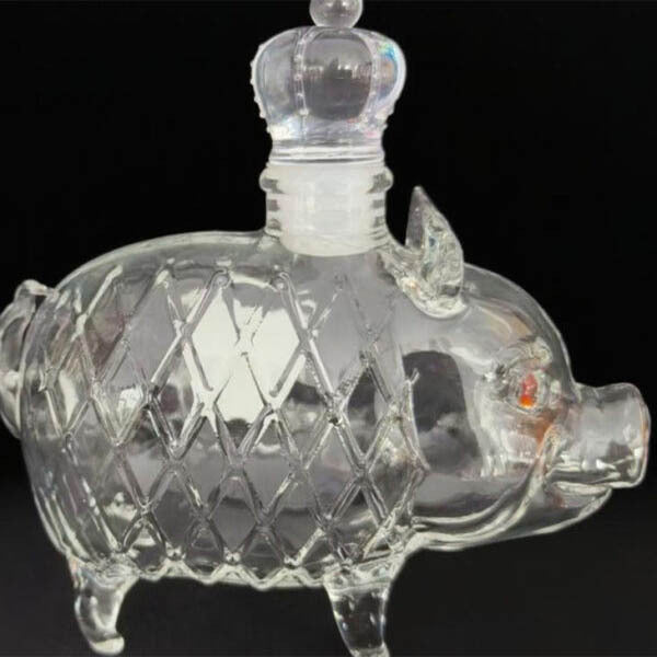 Leaper Creative piggy whiskey bottle 320ml, UK version