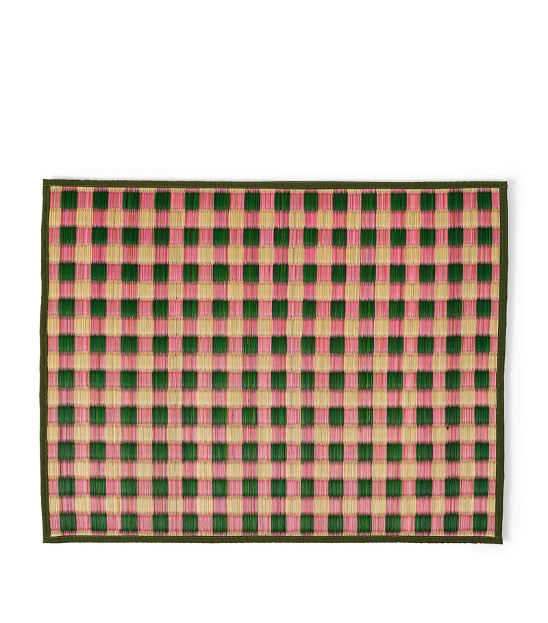 Cabana Magazine wicker Capri placemat 44cm x 35.5cm - British product