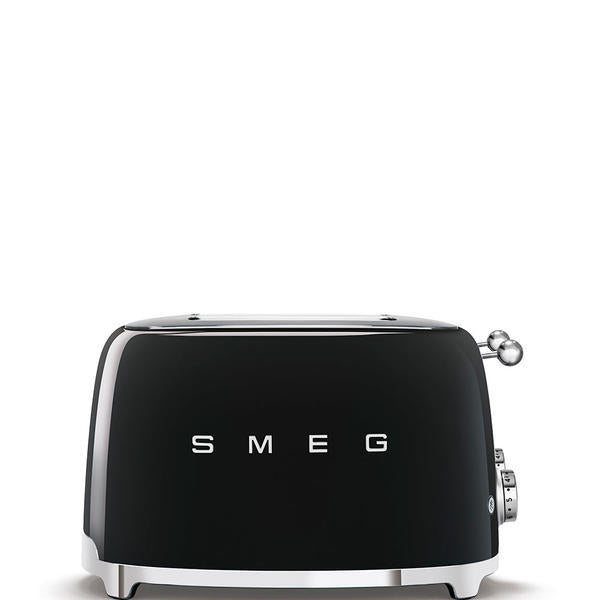 محمصة Smeg TSF03 سوداء بـ 4 فتحات، إصدار المملكة المتحدة