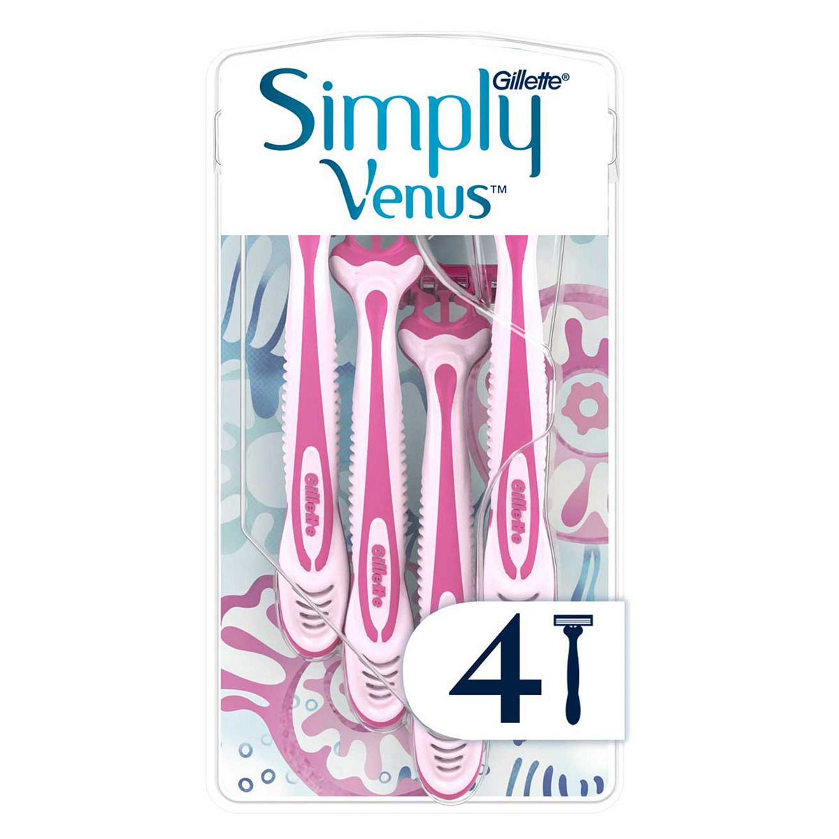 Gillette Venus Simply 3 Disposable Razors, Pack Of 4 GOODS Boots   