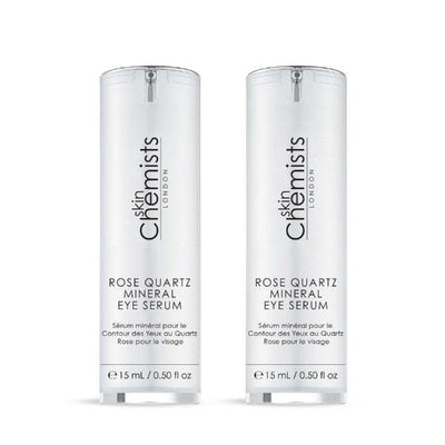 Superdrug skinChemists Rose Quartz Mineral Eye Serum Duo Pack 15ml- Buy online at McGrocer