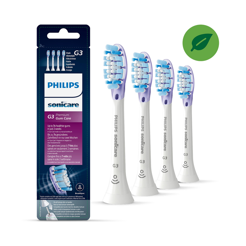 Philips Sonicare Premium Gum Care brush heads 4 pack (British brand)