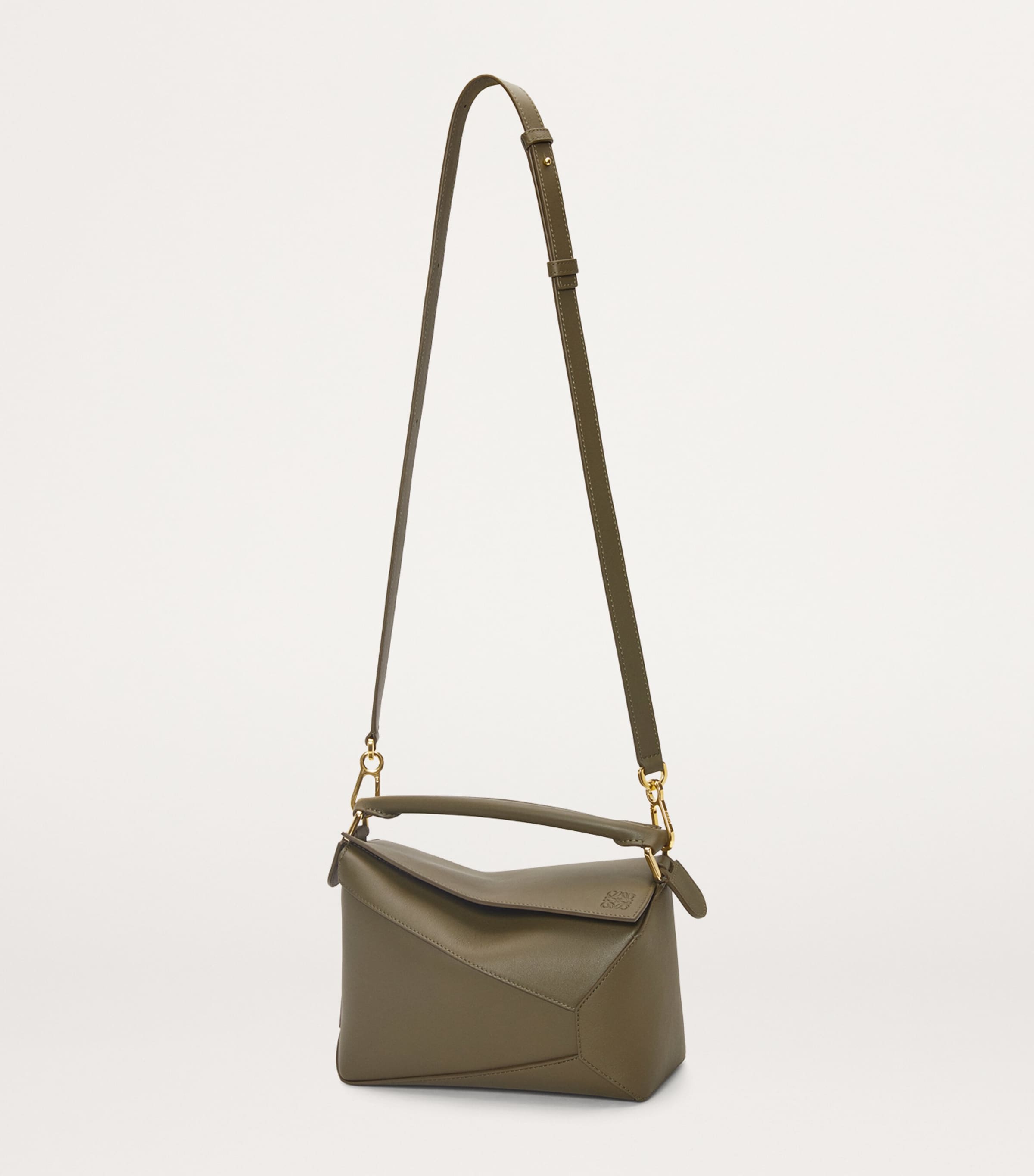 LOEWE Small Leather Puzzle Edge top-handle bag (British brand)