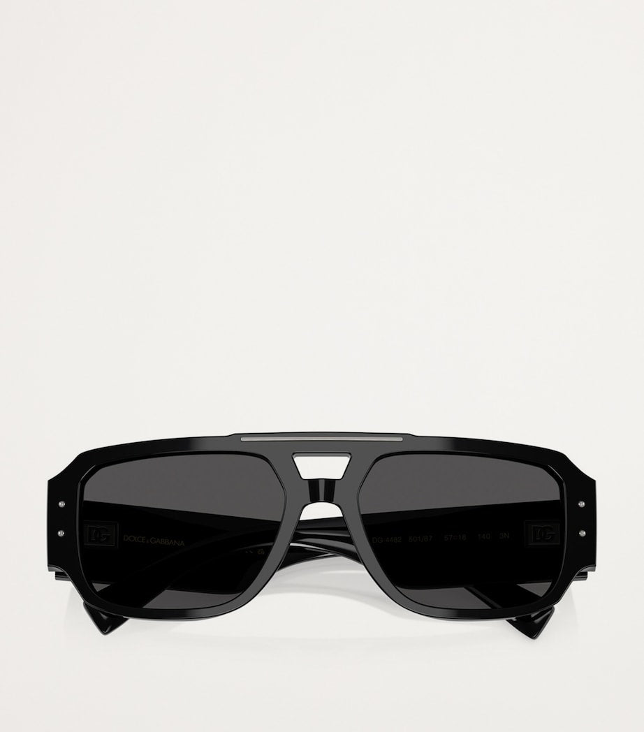 Dolce & Gabbana acetate pilot sunglasses, imported from the UK