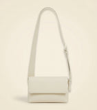McQueen leather T-Bar cross-body bag, imported from the UK