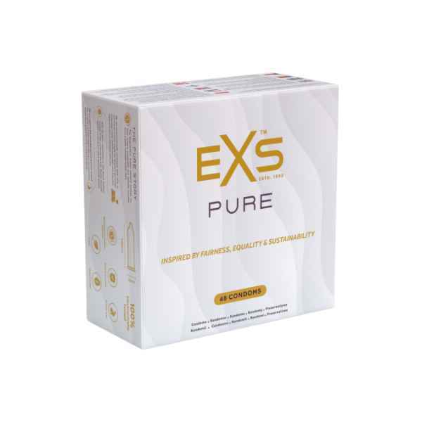 EXS ethical vegan latex condoms 48 pack (British brand)