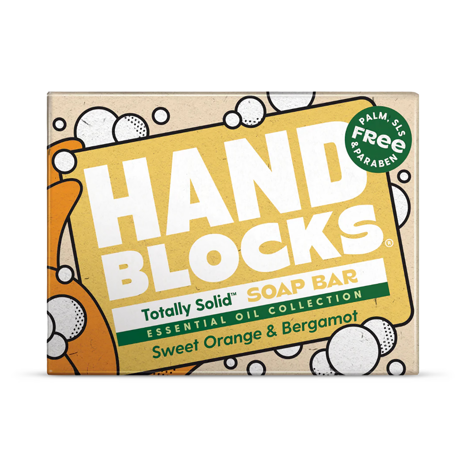 Hand Blocks hand soap Sweet Orange & Bergamot - British product