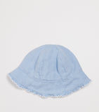 Tartine et Chocolat cotton embroidered baby bonnet (British brand)