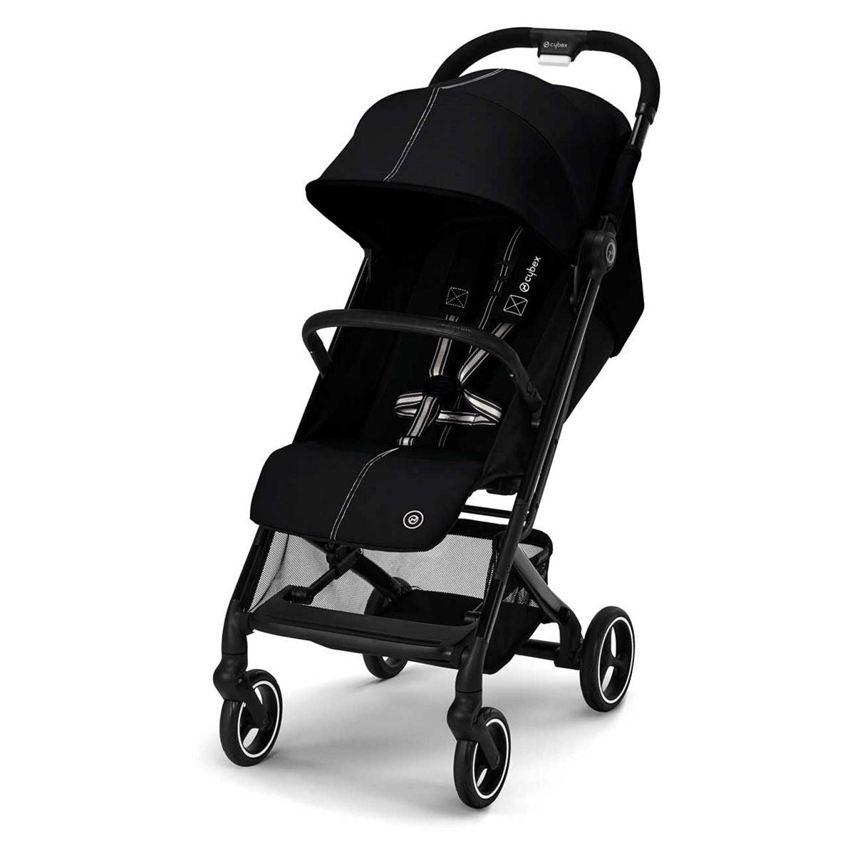 Cybex Beezy One-Pull Harness Stroller 2023 - Moon Black GOODS Boots   