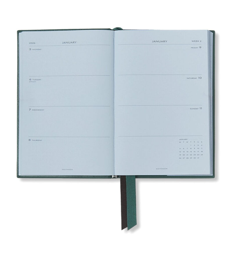 Smythson Grained Lambskin Chelsea Diary (British brand)