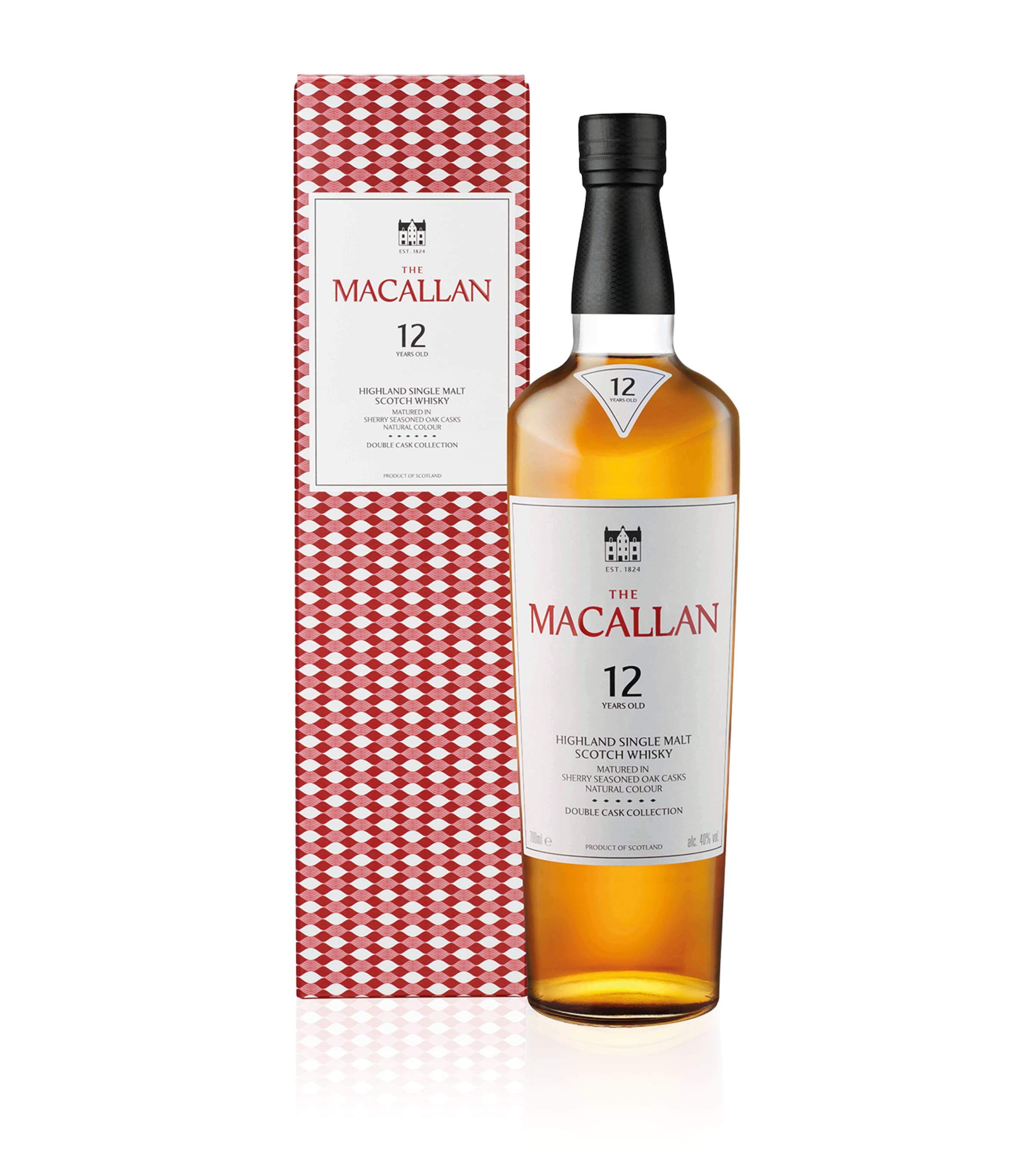 The Macallan 12-Year-Old Double Cask single malt whisky 70cl (British brand)