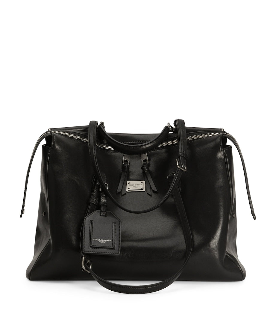 Dolce&Gabbana leather-blend top-handle bag one size (British brand)