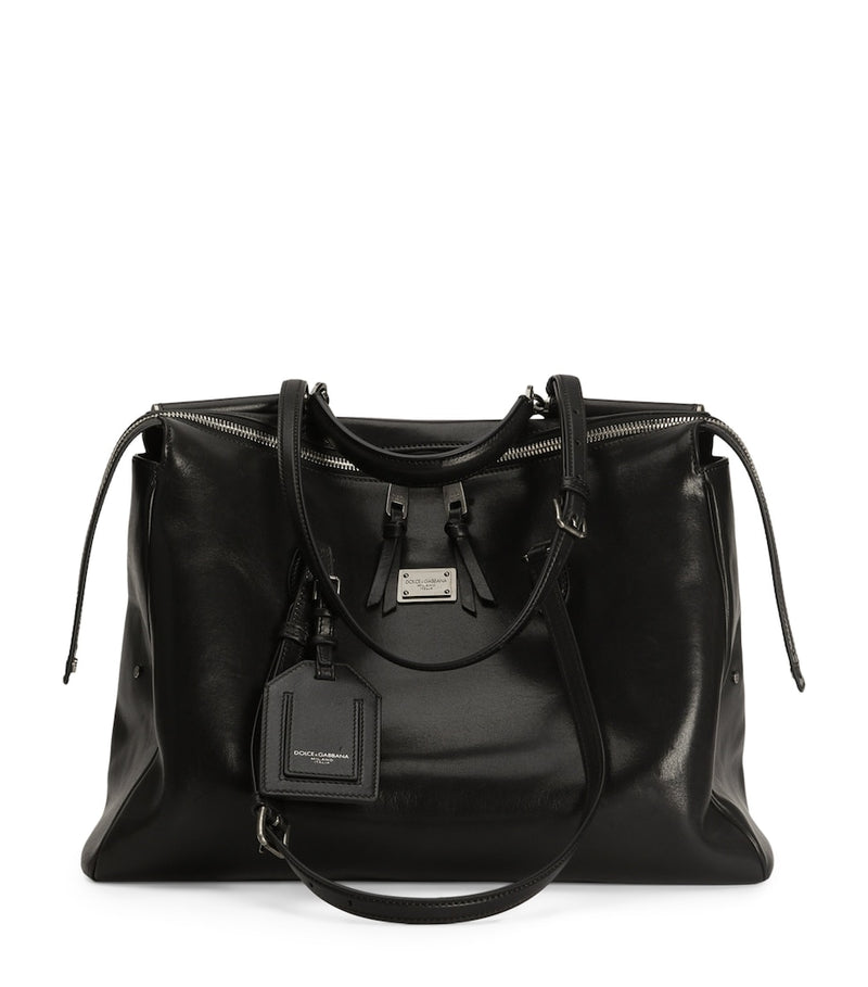 Dolce&Gabbana leather-blend top-handle bag one size (British brand)