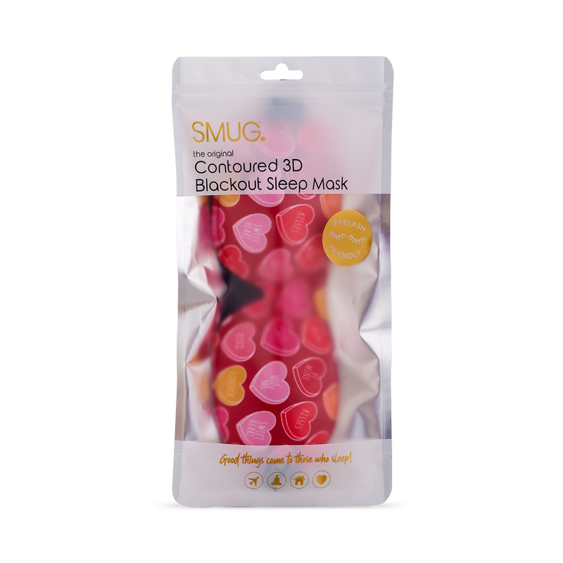 SMUG contoured sleep mask blackout design, UK version