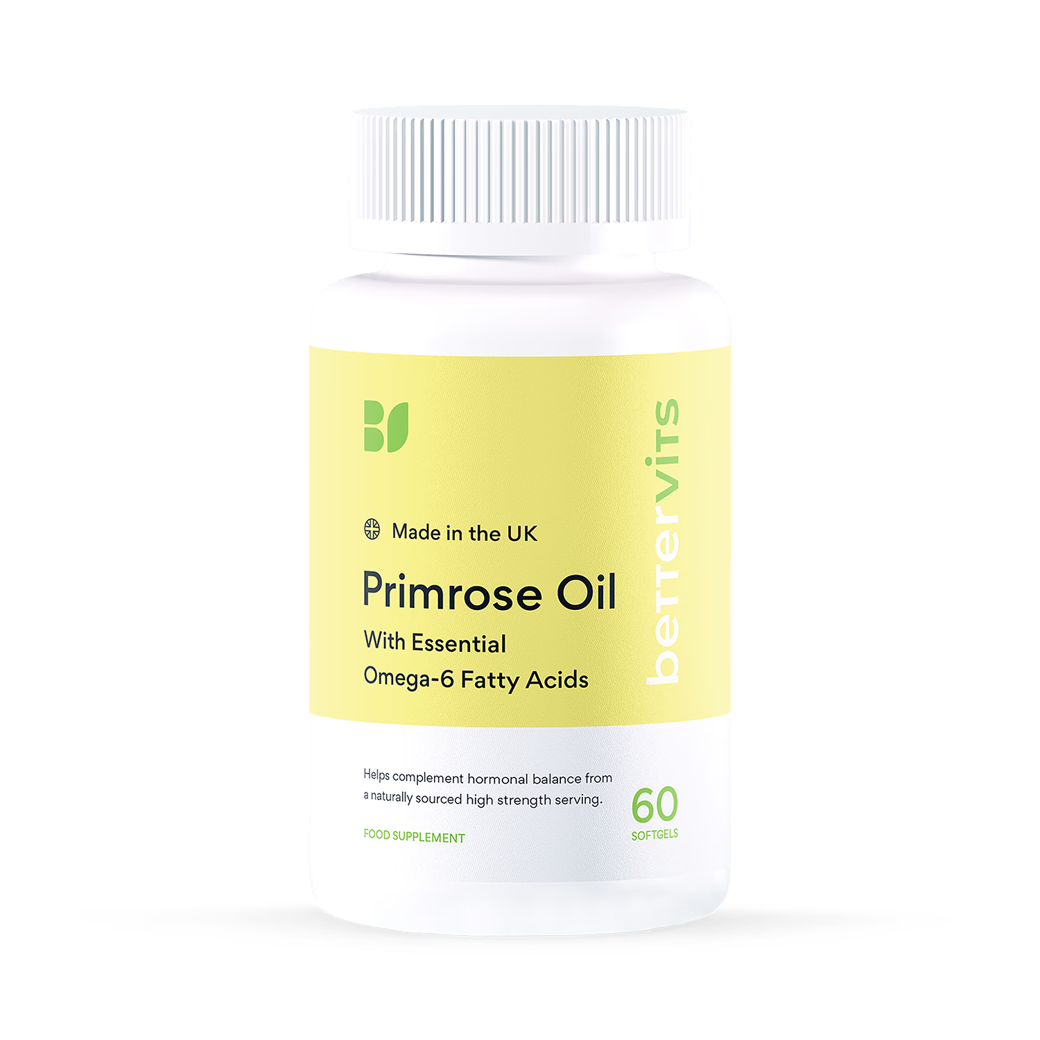 Bettervits Evening Primrose Oil 60 softgels (British brand)