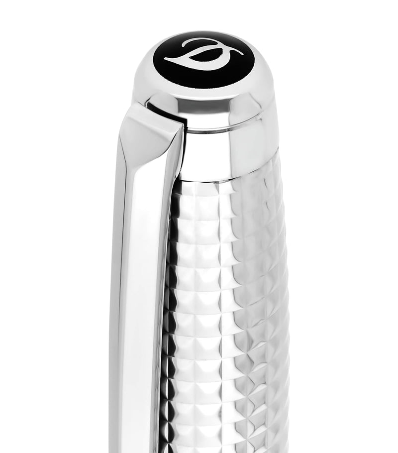 S.T. Dupont ballpoint pen in polished palladium hue (British brand)