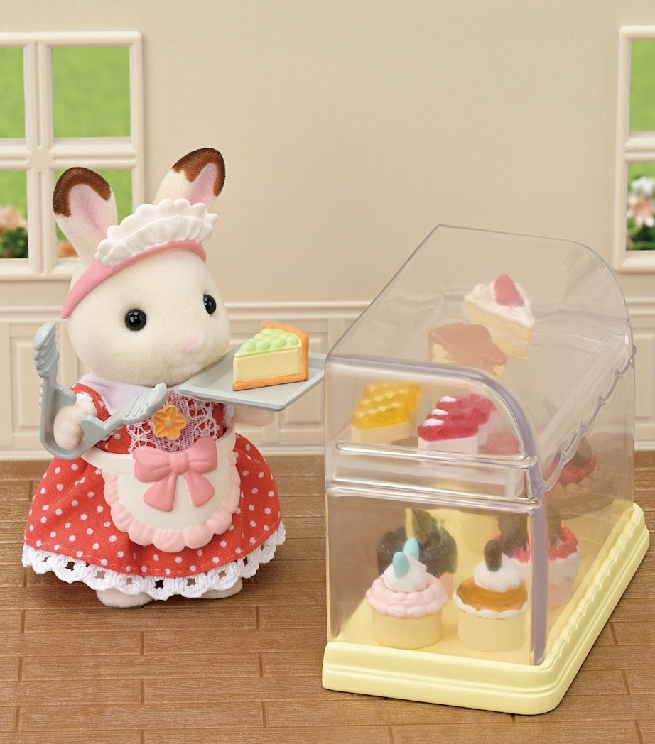 Sylvanian Families Village Cake Shop Starter Set toy playset (British brand)