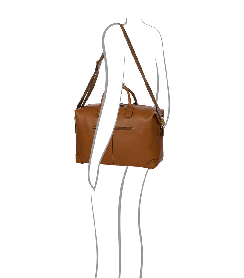 Bric's Life Pelle holdall bag 28L (British brand)