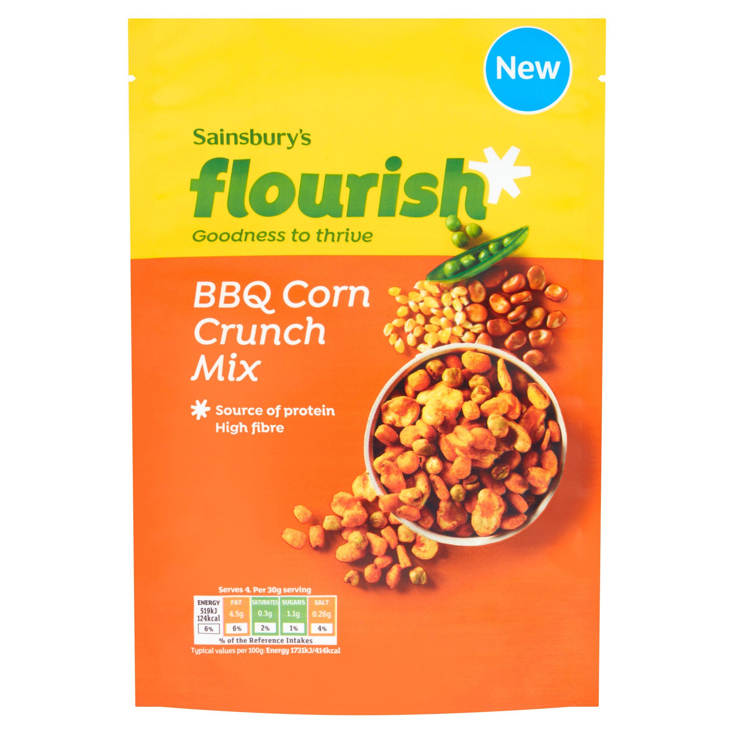 Sainsbury's Flourish BBQ Corn Crunch Mix 120g GOODS Sainsburys   