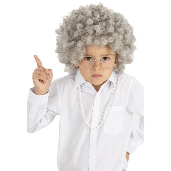 Smiffys kids granny perm wig, UK version