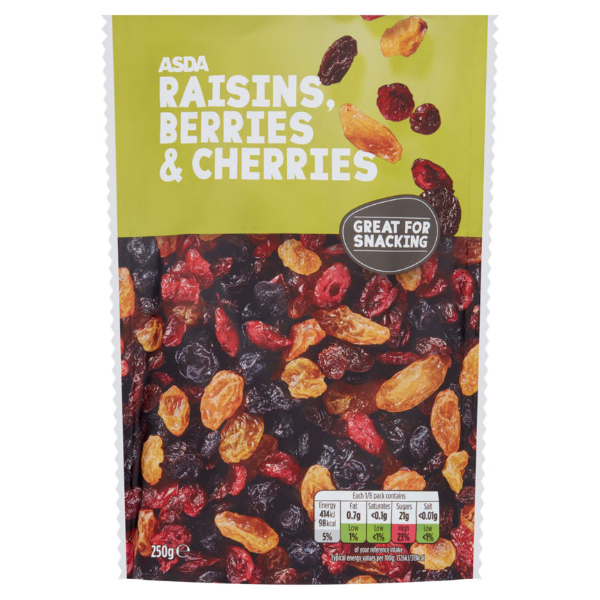 ASDA Raisins, Berries & Cherries