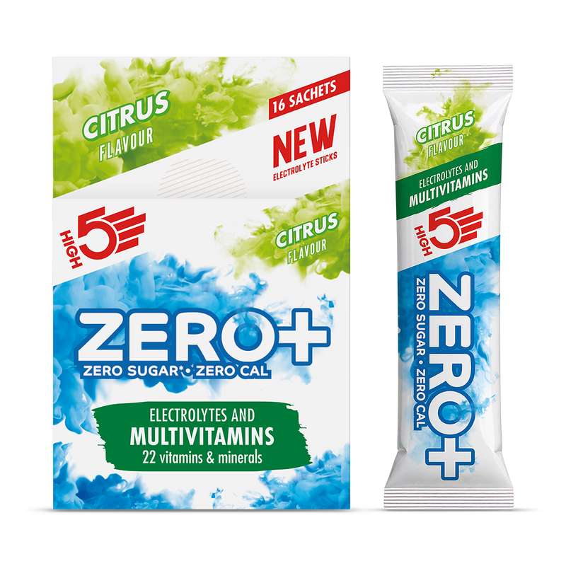 High5 Zero+ citrus electrolyte vitamins sachets 16 pack, UK version