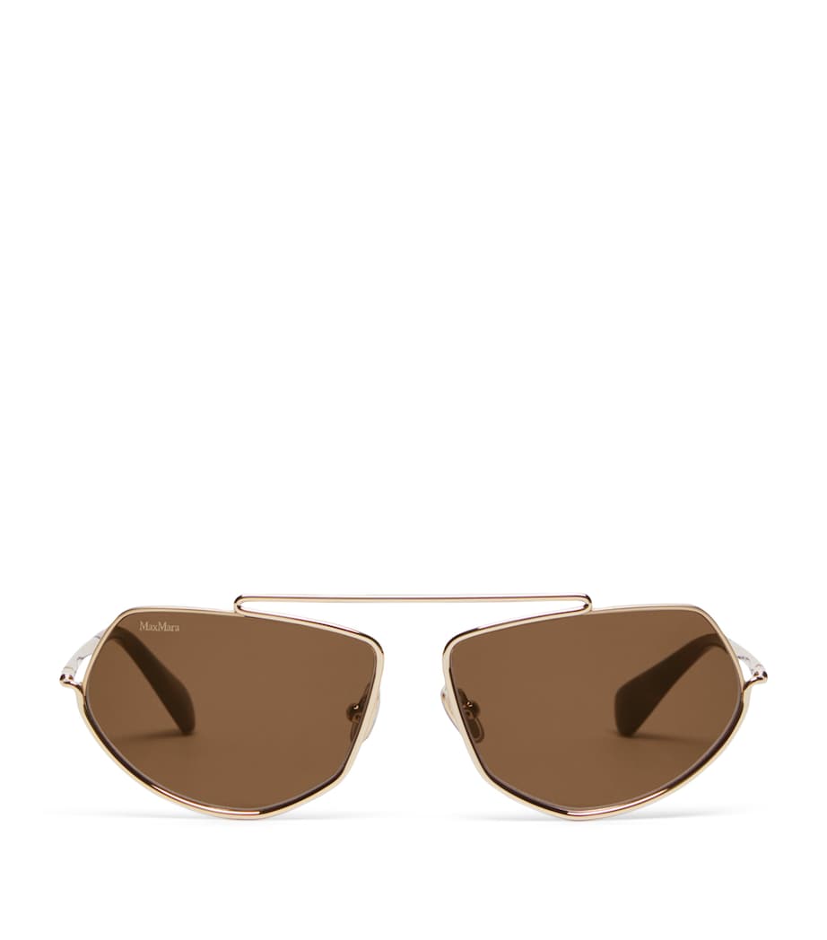 Max Mara metal square sunglasses (British brand)