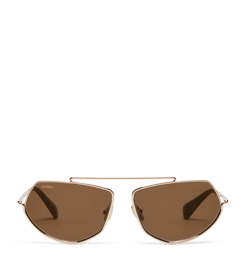 Max Mara metal square sunglasses (British brand)