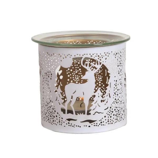 Aroma 3-in-1 tealight holder White Stag design, UK version
