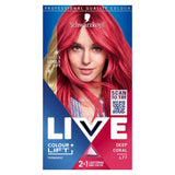 Schwarzkopf LIVE Colour + Lift Permanent Pink Hair Dye Deep Coral L77 GOODS Boots   