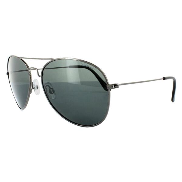 Polaroid grey polarised unisex sunglasses, UK version