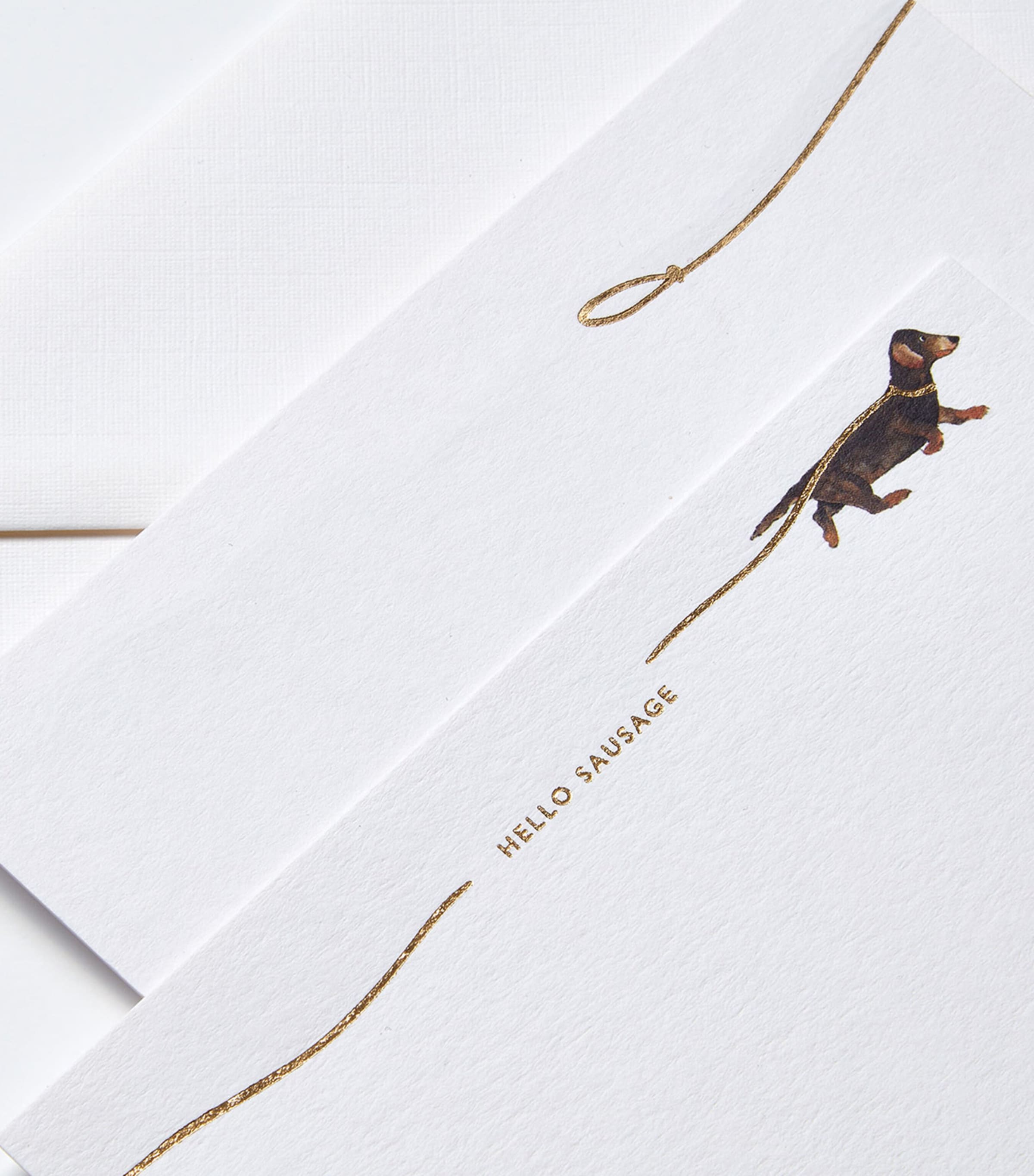 Jo Laing Hello Sausage A6 correspondence cards, UK version