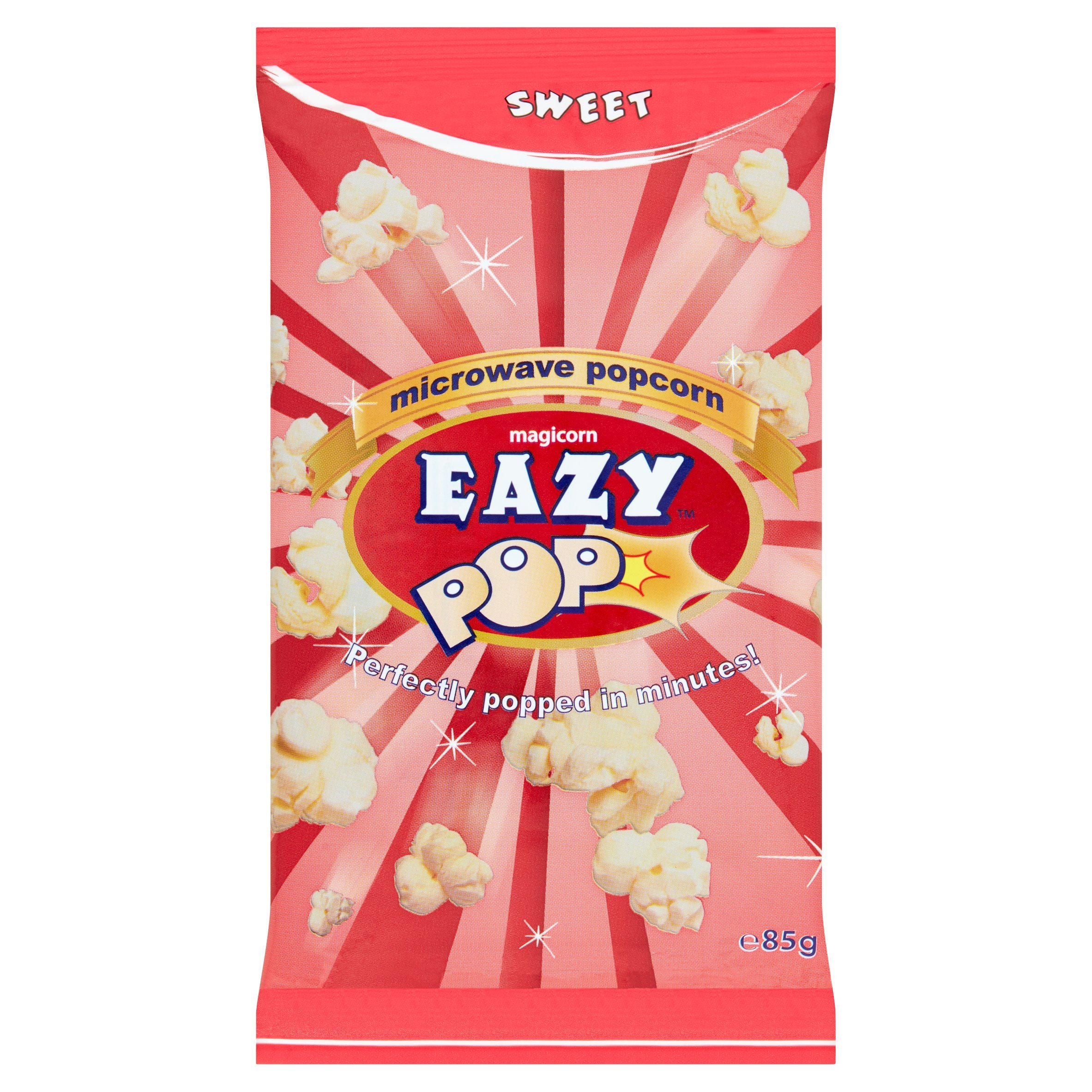 Eazypop Microwave Popcorn Sweet 100g Asian Sainsburys   