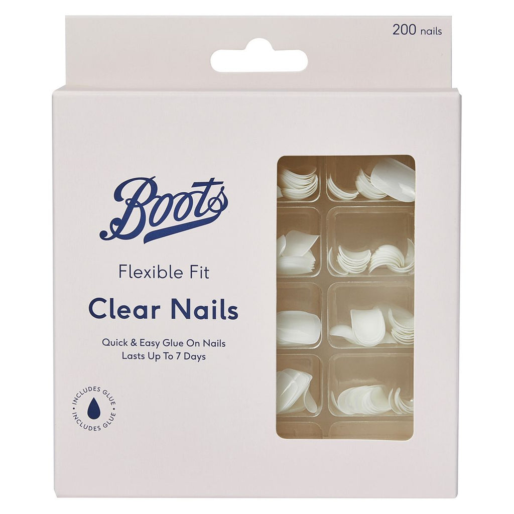 Boots Clear Nails - Oval 200 pk