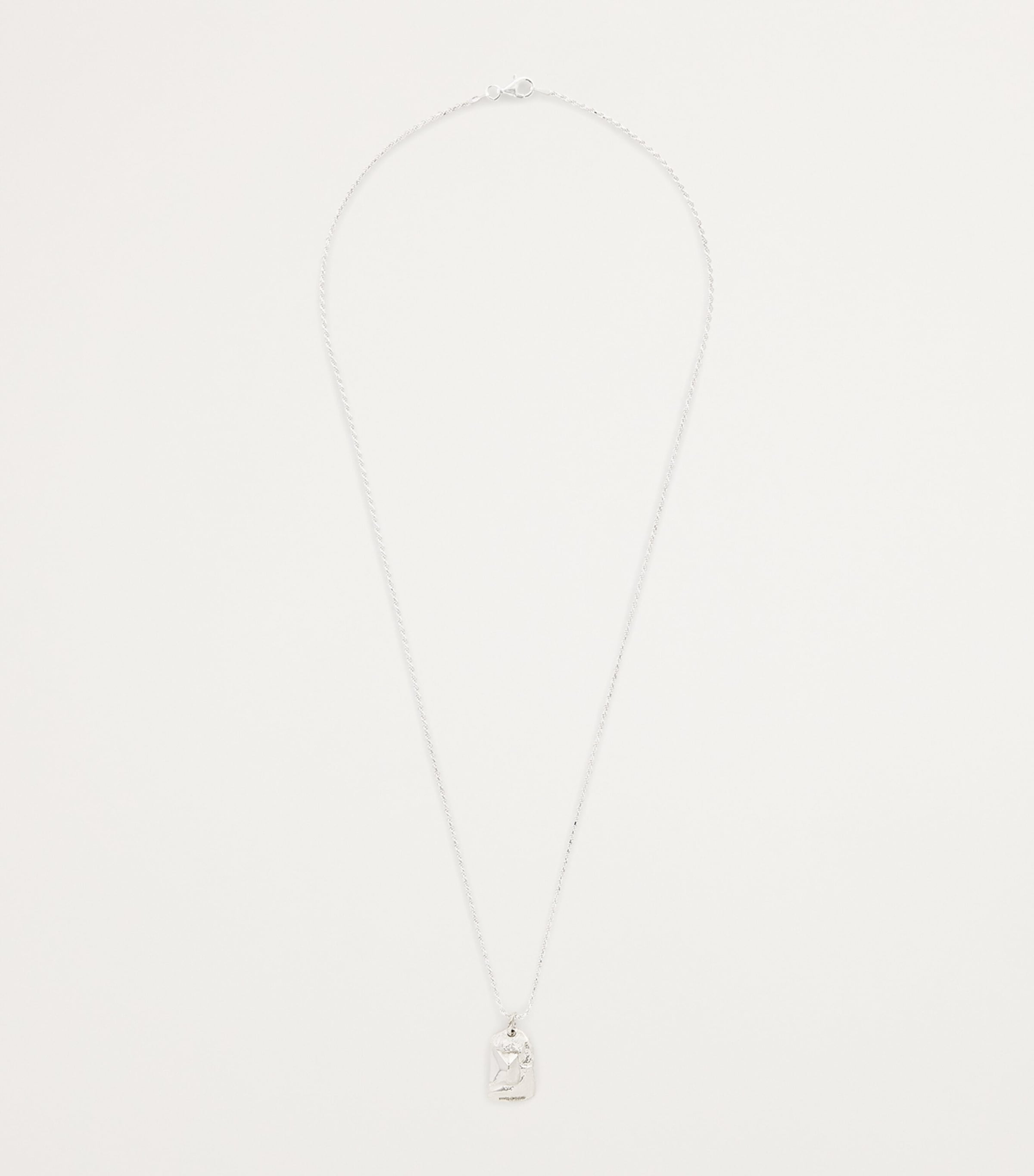 Bleue Burnham sterling silver rose pendant necklace - British product